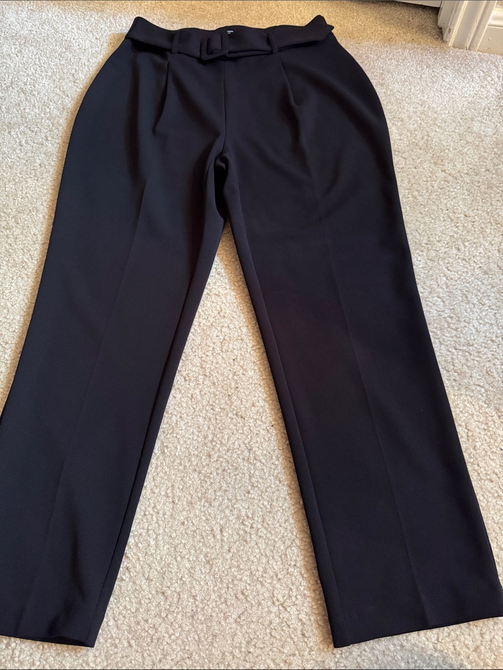 NYCC Black Straight-Leg Dress Pants - Size 8